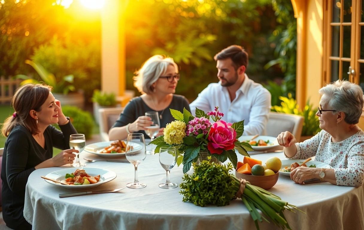 Generationen am Tisch